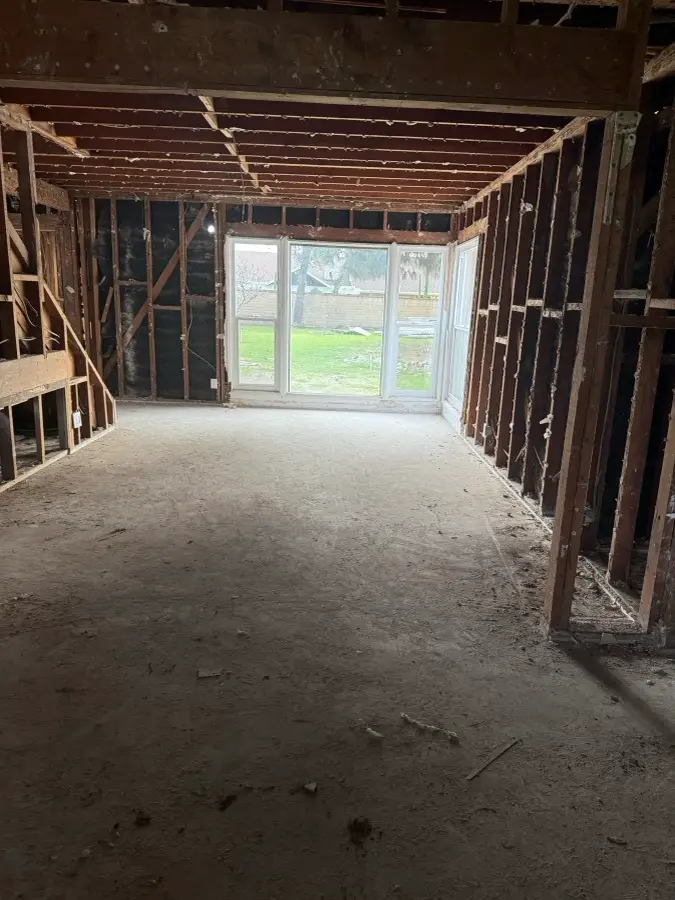 A house Jose bought, photographed on his phone the day he walked it